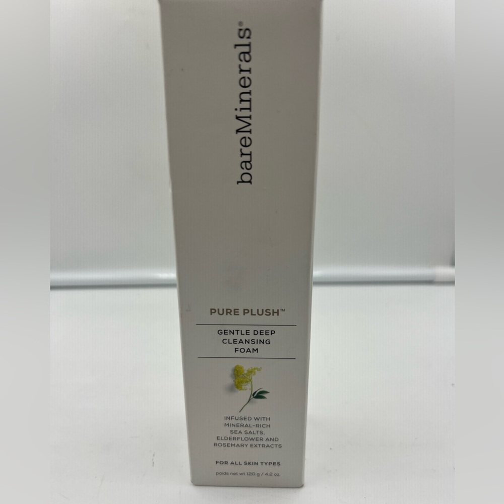 bareMinerals pure plush gentle deep cleansing  foam 4.2 oz
